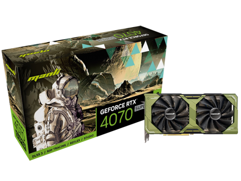 Manli GeForce RTX™ 4070 Super 12GB Nebula Twin [Discontinued]